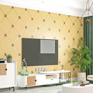 <span class=keywords><strong>Papier</strong></span> Peint 3D Géométrique Moderne Intissé Rouleaux pour Décoration d'Intérieur, Vente en Gros - Product Image 5