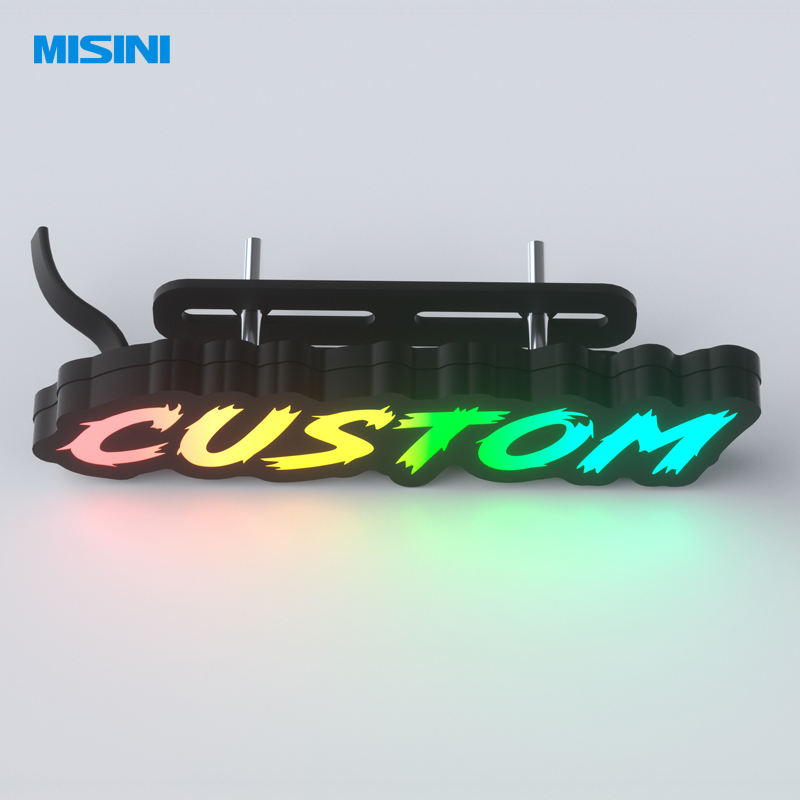 Custom Car 3D Badge RGB Flow Series LED Badges LED Auto Logos