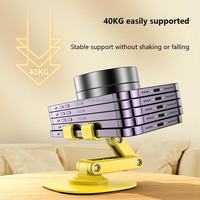 Alliage 360 Auto Rotation Réglable Métal Bureau Étanche Pliable Berceau Support de Bureau Cellule Supports de Téléphone Mobile Pour Téléphone