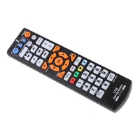 Control remoto inalámbrico IR inteligente Universal con función de aprendizaje, copia del controlador de 3 páginas para TV STB DVD SAT DVB HIFI TV BOX, L336