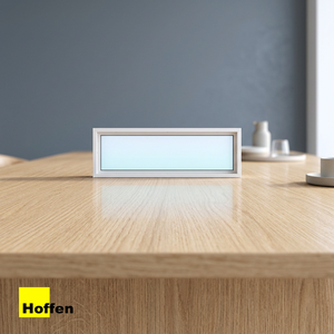 Puerta Corredera de Vidrio Exterior de Aleación de Aluminio Moderna HOFFEN, con Función Insonorizante, Estilo Deslizante, 120x40, Superventas - Product Image 3
