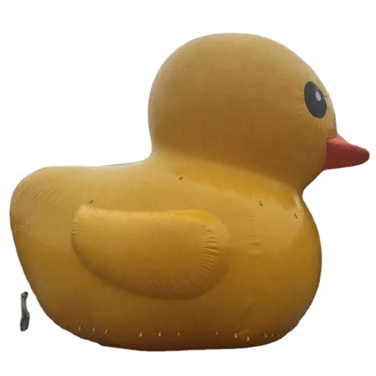 2024 modèle de canard gonflable de publicité extérieure de l'eau grand canard en caoutchouc jaune pour le commerce