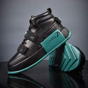 2025 tendance haute qualité hommes décontracté sport bottines fond épais conseil chaussures pour printemps automne polyvalent en amont chaussures - Product Image 3