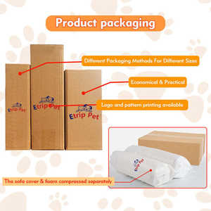 Cama ortopédica de lujo para mascotas, funda lavable extraíble, espuma de huevo, espuma viscoelástica, sofá impermeable, camas para perros grandes - Product Image 5