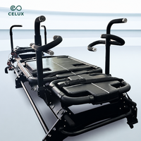 Celux Reformer de Pilates en alliage d'aluminium pour usage commercial, OEM, avec lit d'équilibre en aluminium pour entraînement du tronc