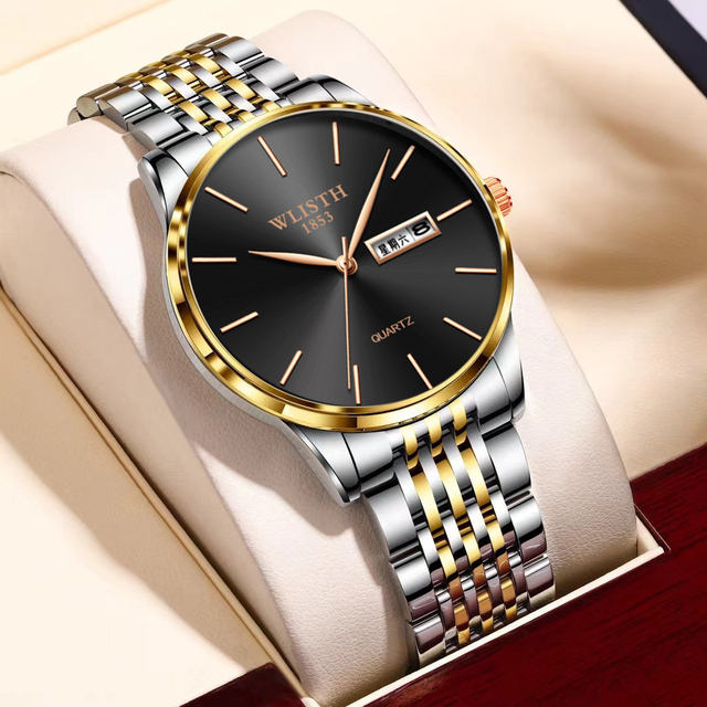 Hot Sales Custom Brand Chain Watch for Men Luxury Quartz Watches Men Waterproof Reloj Hombre WristWatch