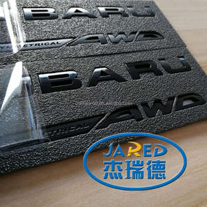 Personalizado al por mayor Abs letras cromo modificado coche japonés con Brz coche emblema pegatina con autoadhesivo - Product Image 5