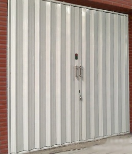 Portes pliantes horizontales en acier pour <span class=keywords><strong>garage</strong></span>, <span class=keywords><strong>porte</strong></span> automatique en acier à ouverture verticale pour entrepôt - Product Image 4