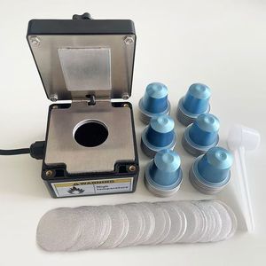 Scelleuse Manuelle de Dosettes de Café Expresso, État Neuf, <span class=keywords><strong>Machine</strong></span> à Sceller les Capsules de Café en Aluminium, Entraînée Électriquement, Petite Taille, Emballage Alimentaire - Product Image 2