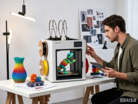 Imprimante 3D Snapmaker U1 4 couleurs avec 4 têtes d'impression indépendantes, vitesse élevée de 500 mm/s, imprimante 3D FDM multi-matériaux