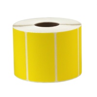 Étiquettes colorées résistantes à l'eau, à l'huile et aux rayures, 2x2 pouces, autocollantes, étiquettes thermiques directes, imperméables