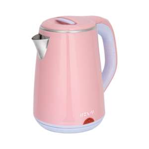 กาต้มน้ำไฟฟ้าหลากสี 2.0 ลิตร สแตนเลส ปิดอัตโนมัติ ป้องกันน้ำแห้ง พร้อมไฟ LED ผนังสองชั้น - Product Image 5