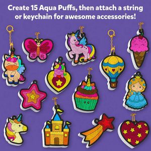 Aqua Puffs Principesse e Unicorni, Regali per la Natale, Kit Artistico 3D da Dipingere per Bambini - Product Image 3