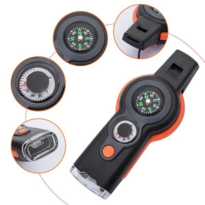 <span class=keywords><strong>Kit</strong></span> de supervivencia multifuncional para exteriores 7 en 1 con cordón, brújula, silbato de emergencia, linterna para acampar y hacer senderismo - Product Image 3