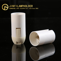 Type d'Europe lustre applique murale douille accessoires norme européenne E14 lampe support en plastique