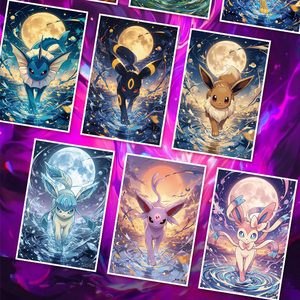PY ArtBoard Boîte Mystère Limitée de Proxies Pokémon Personnalisés en Gros – Jeu de Cartes Pokémon Personnages <span class=keywords><strong>Vulpix</strong></span> Umbreon - Product Image 4