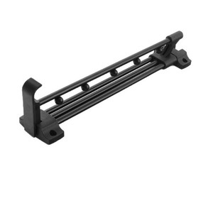 Double Damper Track Telescopic Clothes Rack Ceiling Mount Aluminum Alloy <b>Wardrobe</b> <b>Hardware</b> - Product Image 2