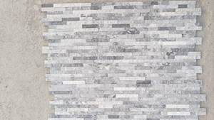 Panneau mural en pierre de culture de style design moderne gris nuage <span class=keywords><strong>ardoise</strong></span> de pavage extérieure ultra-mince revêtement extérieur en gros fendu - Product Image 2