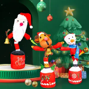 ตุ๊กตาประดับคริสต์มาส,ของตกแต่งคริสต์มาสตลกของเล่นคลาสสิกรูปกระบองเพชรเต้นร้องเพลงพูดคุยได้