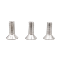 Baja nirkarat DIN7991 M2 M2.5 M3 M4 M5 M6 M8 M10 CSK kepala baut Hex soket kepala datar sekrup COUNTERSUNK