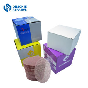 قرص تجليخ شبكي 4 بوصة (100 مم) بحبيبات 60-600 من أكسيد الألومنيوم، ورق صنفرة بدون غبار مع حلقة وشبكة للجدران والأخشاب، تصنيع حسب الطلب - Product Image 5