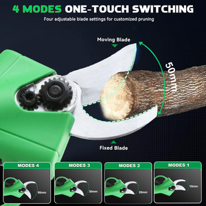 เครื่องตัดแต่งกิ่งไร้สาย 20V พร้อมมอเตอร์ไร้แปรงถ่าน เครื่องมือทำสวนสำหรับตัดไม้ได้อย่างมีประสิทธิภาพ คลังสินค้าในสหรัฐอเมริกา รุ่น CP-20A เครื่องตัดแต่งกิ่งไร้สาย - Product Image 6