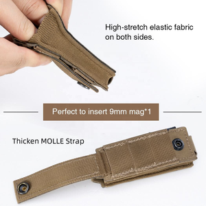 Custom Tactical Nylon Single Magazine Pouch <b>Accessory</b> Bag Quick Draw Holster for Outdoor Field <b>Hunting</b> Scorpion Brand - Product Image 5