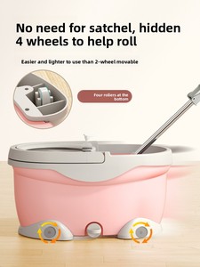 <span class=keywords><strong>2025</strong></span> Mới Mô Hình Ổ Đĩa Cho Quay Lau Xô Hands-Miễn Phí Ma Thuật Xoay Một Quét Sạch Hộ Gia Đình Lau - Product Image 5