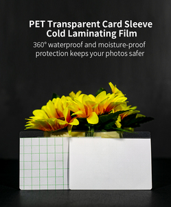<span class=keywords><strong>Film</strong></span> de plastification à chaud PET <span class=keywords><strong>transparent</strong></span> de 10 mil, format lettre 9"x11.5", imperméable et résistant à l'humidité, pochettes de plastification - Product Image 6