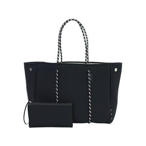 Borse a Mano da Spiaggia in Neoprene per Donna con Stampa Logo Personalizzato dal Produttore a Prezzo Ragionevole - Product Image 5