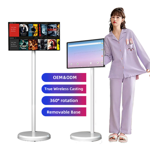 21.5 Inch Battery Power Smart Display Android Moveable Touch Screen Tv Mobile Electronics Portable 21.5" Portable TV Android 13 - Product Image 1