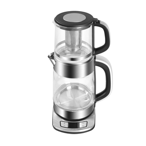 Manufacturer Custom Turkish Tea Maker Stainless Steel 2 in 1 Water Heater Thermostat Control Glass Tea <b>Kettle</b> <b>Kettle</b> 2022 New Ki - Product Image 6