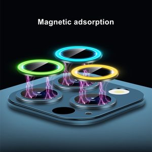 Pellicola protettiva per fotocamera in ceramica luminosa per <span class=keywords><strong>iPhone</strong></span> 14 13 <span class=keywords><strong>12</strong></span> 11 <span class=keywords><strong>Pro</strong></span> <span class=keywords><strong>Max</strong></span> Plus custodia protettiva in vetro temperato con anello per obiettivo - Product Image 3