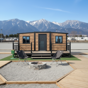 Maisons Extensibles 20 pieds, Maison 3 Chambres 40 pieds, Conteneur de Luxe Préfabriqué, Maison Mobile, Mini-Maisons Préfabriquées pour Location en Zone Scénique - Product Image 6