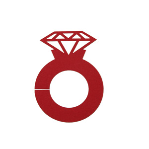 12 Segnaposto a Forma di Anello con Diamante per Tavoli da Matrimonio, Marcatori per Bicchieri di Champagne, Eleganti Decorazioni per Addio al Nubilato - Product Image 3