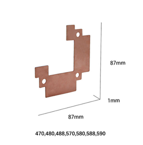 Dissipateur thermique en cuivre violet pour GPU RAM pour RTX 3060 <span class=keywords><strong>3070</strong></span> 3080 3090 / 5600 5700 GPU Cooling Down 15-40 Degree Thermal Conductive Pad - Product Image 6