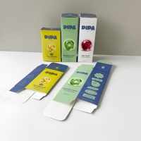Boîte de luxe à rabat avec pelliculage mat pour produits de soin, emballage personnalisé avec logo pour crème solaire, sérum et nettoyant visage