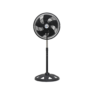 Quạt đứng bằng nhựa hiện đại 12 inch <span class=keywords><strong>5</strong></span> cánh quạt thông gió điện ba tốc độ điều khiển cơ học từ xa dao động khách sạn - Product Image 4