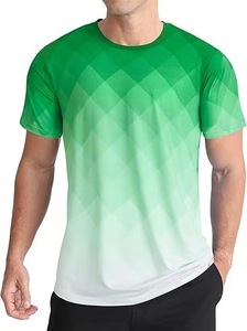 T-shirt de sport léger pour homme, respirant, à séchage rapide, anti-transpiration, extensible dans quatre directions, idéal pour la course à pied et l'entraînement en salle de sport - Product Image 3