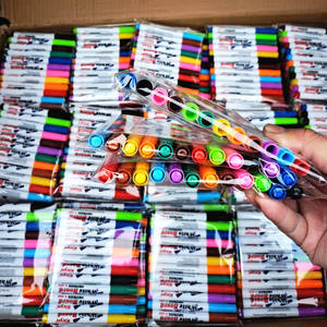 Peinture à la cuillère en céramique pour enfants, peinture à l'eau flottante, stylo personnalisé non toxique, marqueur effaçable pour tableau blanc - Product Image 5