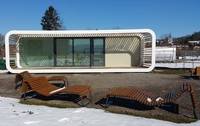 Nouvelle Capsule Spatiale Intelligente 2025 – Maison Conteneur Mobile de Luxe à Commande Vocale pour Bureau, Appartement et Bâtiment, Résistante aux Tremblements de Terre