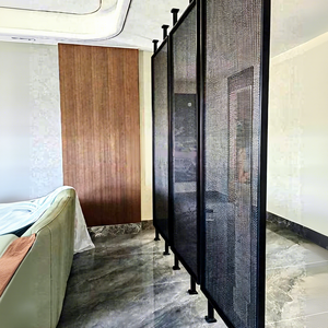 ANN2298 Customized Modern Stainless Steel Washable Frame Structure Interior Partition <b>Decorative</b> <b>Screen</b> Multi-Functional Room - Product Image 1