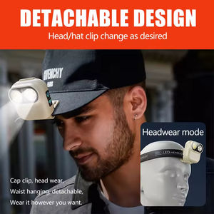 Linterna Frontal LED Recargable, Impermeable IP65, de Larga Duración, con Carga USB, para Pesca Nocturna y Camping - Product Image 5