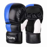 Gants de Sparring MMA en Cuir PU Professionnels Personnalisables avec Logo, Sangle de Poignet Réglable pour l'Entraînement au Grappling et aux Arts Martiaux – Vente en Gros