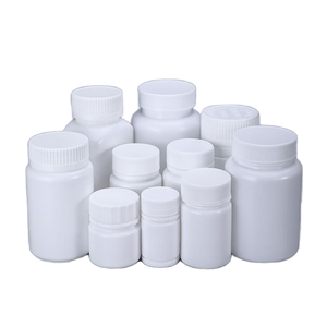15ml-150ml Custom <b>Empty</b> White <b>Plastic</b> Tablet Storage Container Medicine Pill Capsule Packaging <b>Bottle</b> with Screw Cap - Product Image 1