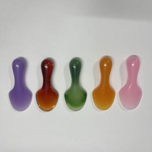 Planche de massage en résine de couleur ambre en forme de pelle - Product Image 6