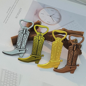Abridor de Botellas con Forma de Bota de Vaquero del Oeste, Creativo y Original, para Fiestas Temáticas de Cumpleaños y Bodas, Recuerdo para Invitados - Product Image 1