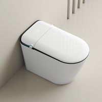 Hôtel auto ouvert wc commode bidet P piège électrique allongé toilette intelligente avec réservoir d'eau dissimulé CUPC sens de l'eau