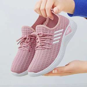 Mode Lente Vrouwen Casual Schoenen Ademende Sneakers Vrouwen Nieuwe Mode Mesh Sneakers Schoenen Sportschoenen - Product Image 6