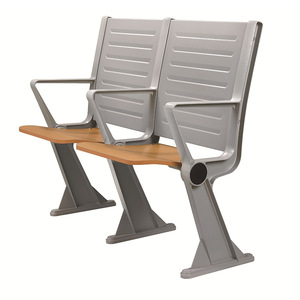 Escritorios y sillas de aluminio Mingzhong para aulas con pasamanos para entrenamiento escolar, tamaño personalizable, modelo LH-900-2 - Product Image 5